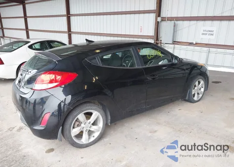 2013 Hyundai Veloster Base W/Black from USA, damaged, VIN KMHTC6AD3DU160506